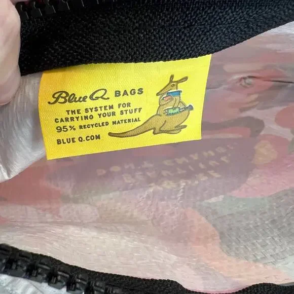 Blue Q You're Beautiful, Don't Change Floral Multicolor Zipper Pouch - Picture 5 of 5